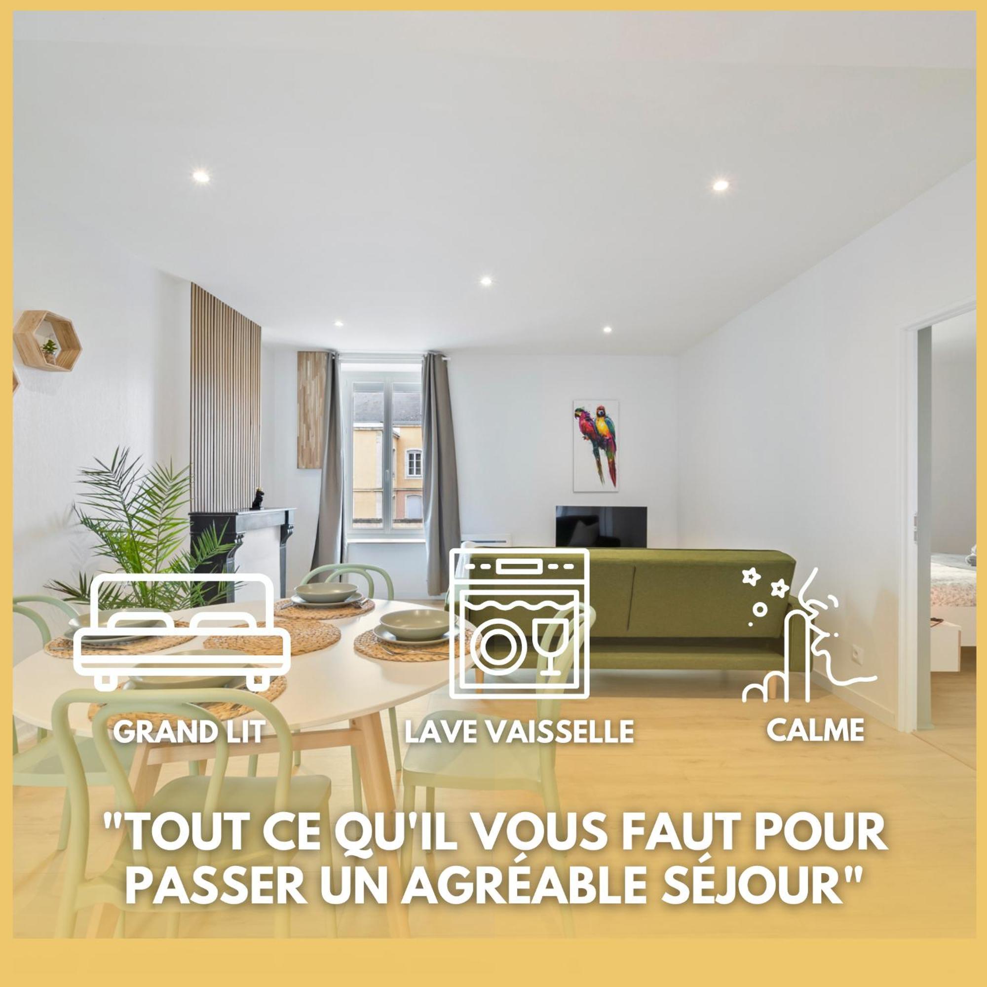 Lion King Appart 65 M2 Tout Inclus Chalon-sur-Saone Bagian luar foto